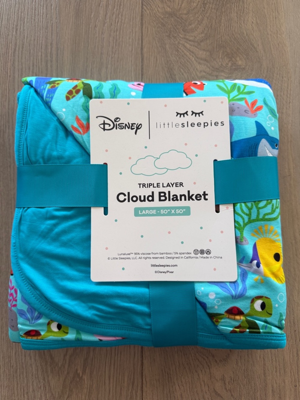 Little Sleepies FINDING NEMO Triple-Layer Cloud Blanket